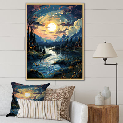 «Ardenheim Mastereuvre The Starry Day» par Vincent III, reproduction d'art sur toile