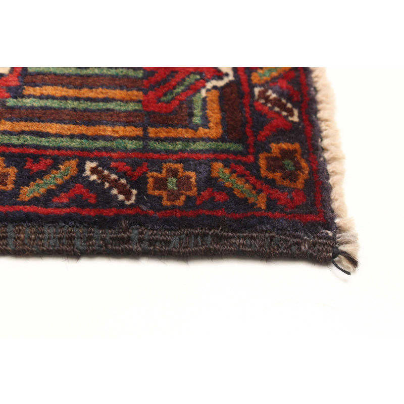Tapis brun Teimani 3 pi 7 po x 6 pi 9 po