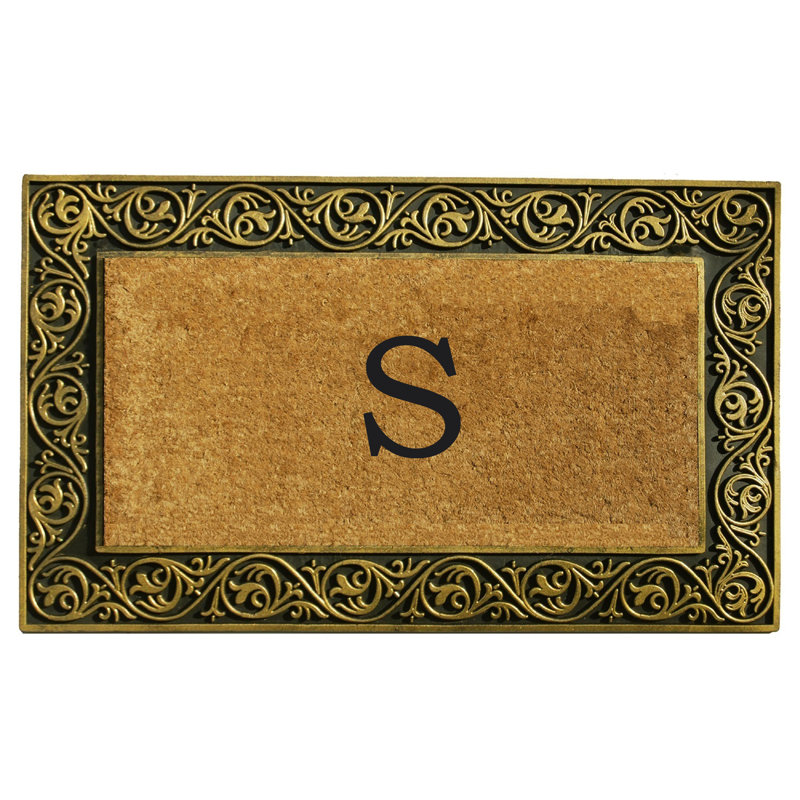 Non-Slip Outdoor Doormat, Yes, Gold