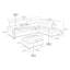 Ensemble de canapé modulaire 3 pièces Amaranth-1821536594
