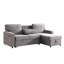 Canapé-lit modulaire Upholstery avec rangement, port USB et porte-gobelets-908323716