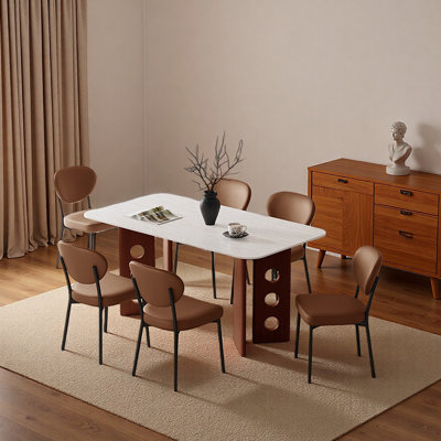 Durable and Easy-Care Surface Dining Table Set