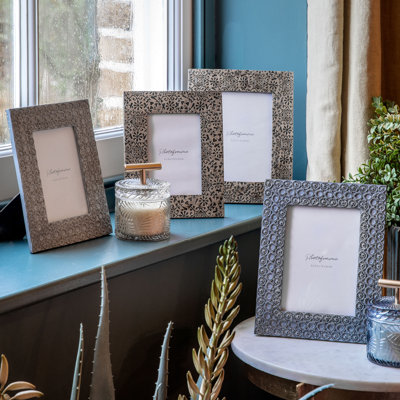 Blakley Blue Matte Picture Frame