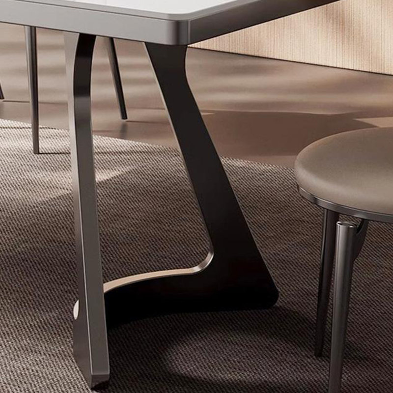 Table de salle à manger et chaises Rock Rock, H 29,52 po x L 62,99 po x l 31,49 po