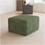 Repose-pieds pour canapé, aucun assemblage requis, vert (tissu velours côtelé moelleux)-535531287