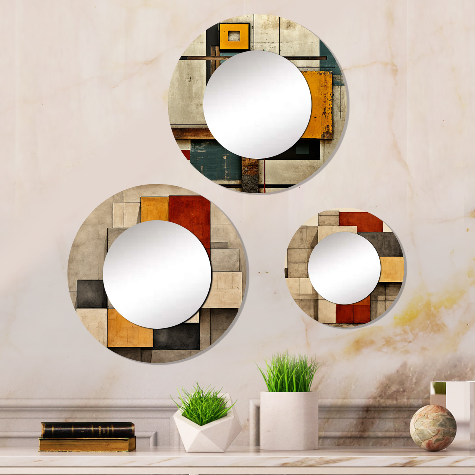 Latitude Run® Lasana Aluminum Round Wall Mirror | Wayfair