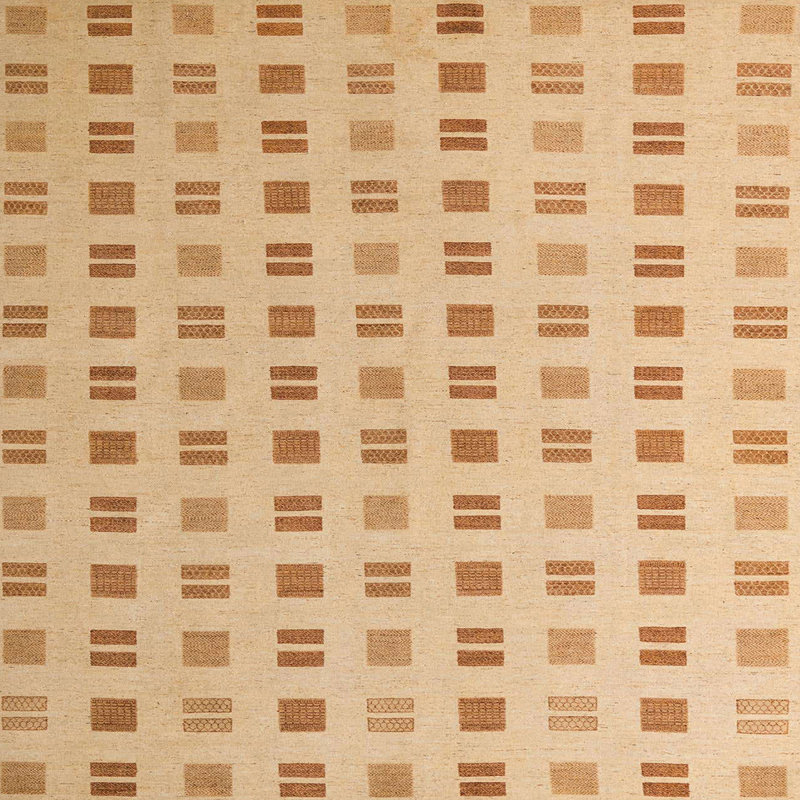 Wool Abstract Indoor Rug, Square 8'