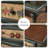 Retro Solid Manufactured Wood Accent Cabinet