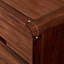 Commode d'appoint en bois massif pour chambre à coucher simple