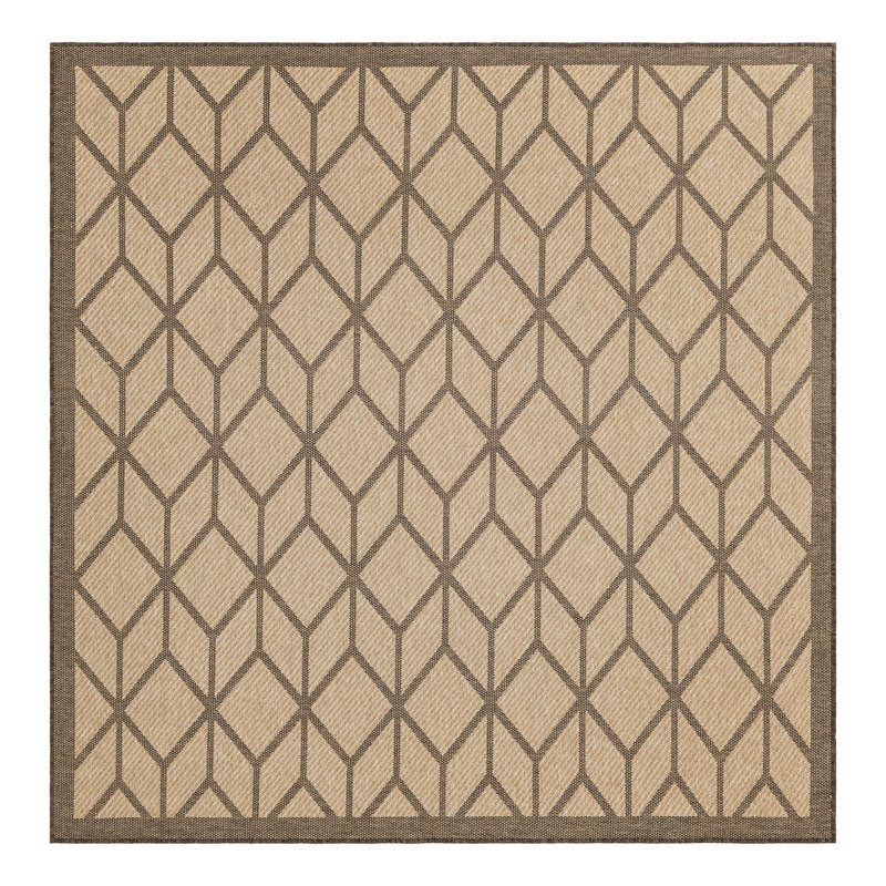 Geometric Indoor Rug, Square 8'