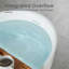 Baignoire de trempage autoportante 63 po x 31,5 po