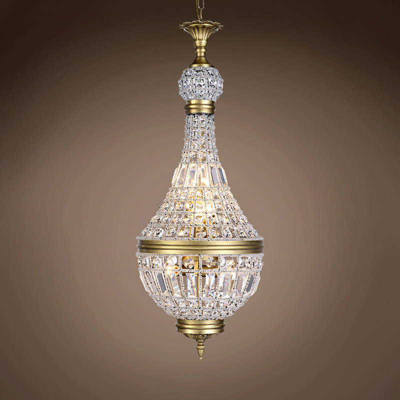 Ronald 6 - Light Dimmable Empire Chandelier