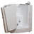38'' x 33'' Fiberglass Bathtub with Faucet-99718329