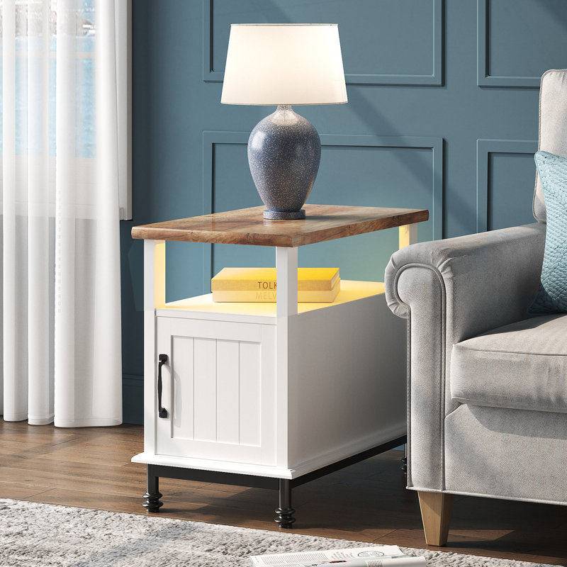 Table de bout avec rangement Dwja