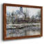 «Snow in Vetheuil», reproduction d'art encadrée sur toile par Claude Monet-2035848807-2035848804