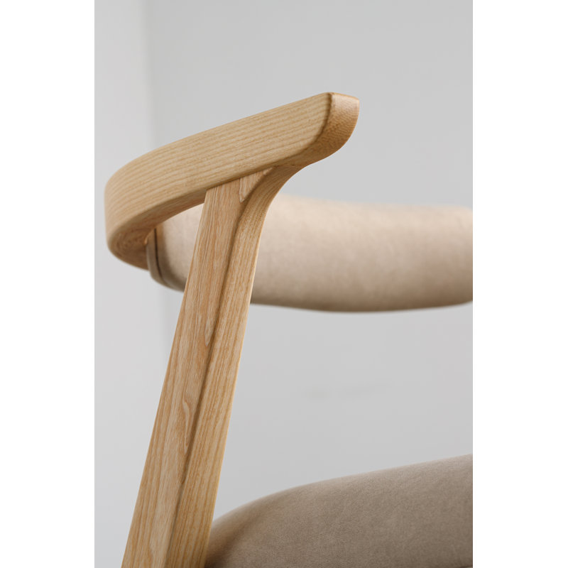 Ellis Dining Chair, Matte Ash, Beige