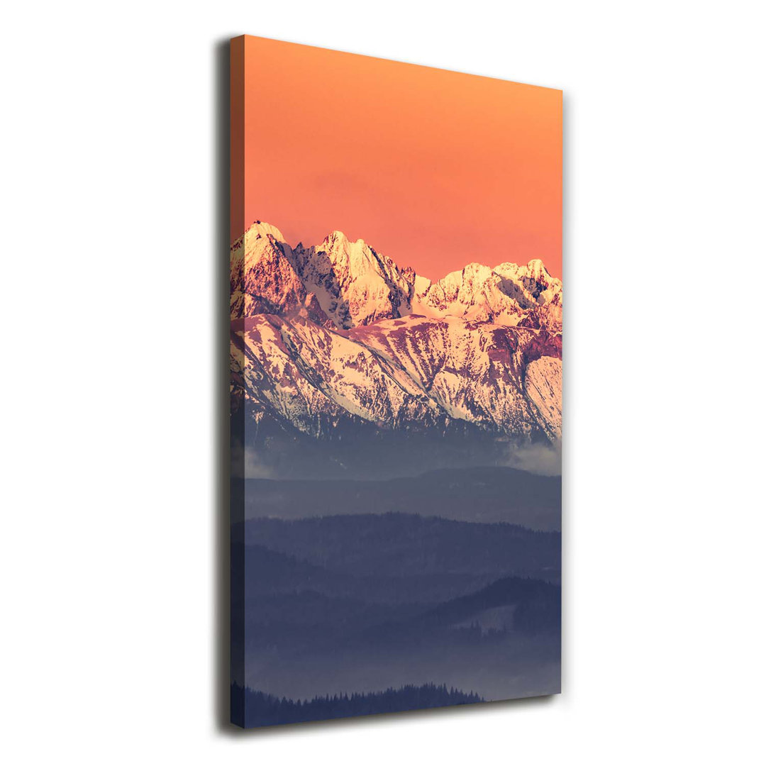 Panorama des Tatra-Gebirges - Kunstdruck auf Leinwand - Wrapped Canvas