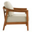 Fauteuil d'extérieur en bois d'acacia