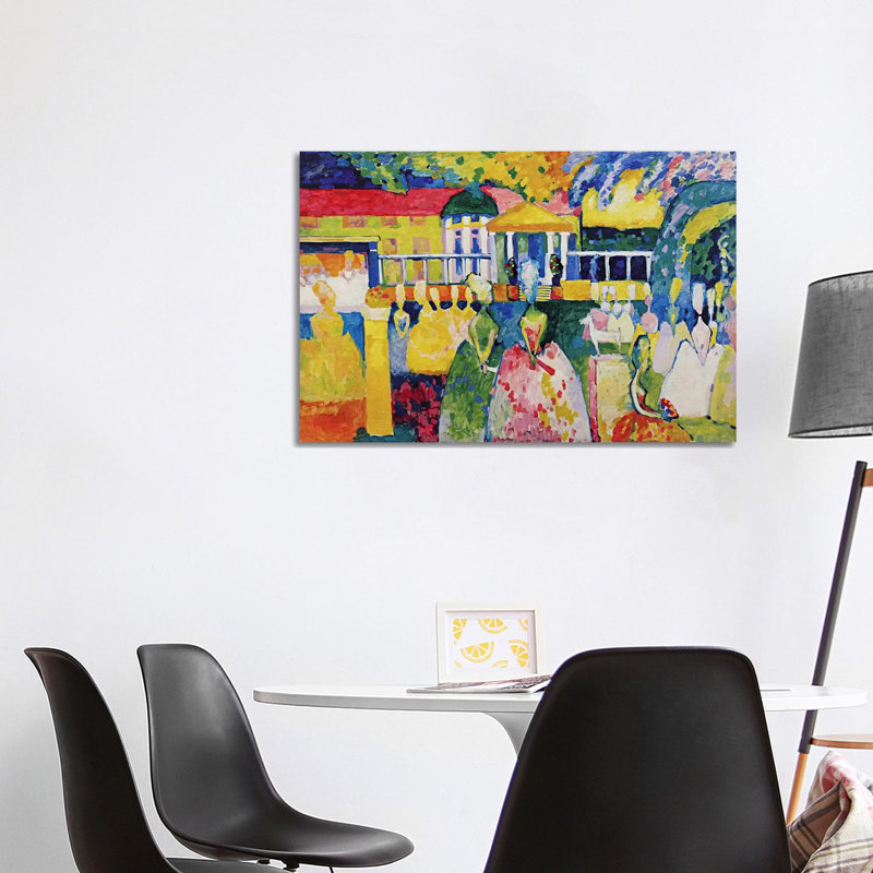 Crinolines by Wassily Kandinsky - Wrapped Canvas Painting, 101.6 cm H x 66.04 cm W x 1.91 cm D
