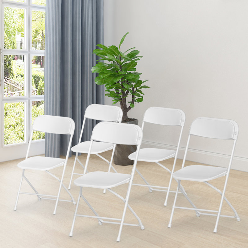 Ensemble de chaises pliantes en métal Marwo