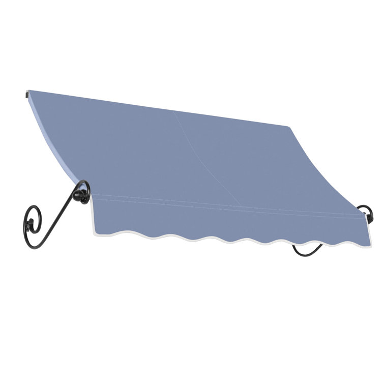 Auvent en tissu acrylique avec accoudoirs en fer Awntech Charleston