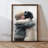 Elegant Decorative Framed MDF Painting, 13.8 x 18.5 x 0.1 inches | 100% MDF with 3 mm Thickness, 100% Pine Wood Frame | UV Printed Artwork for Stylish Home Decor, Perfect for Living Room or Office