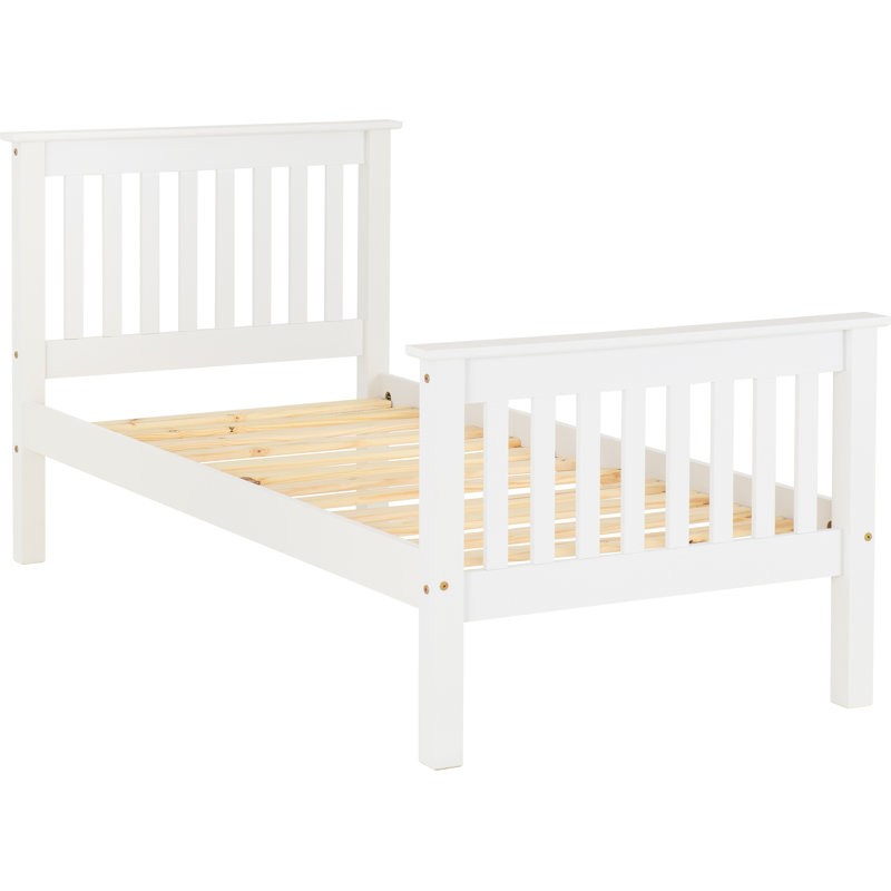 Ursina Bed Frame, White, Single (3')