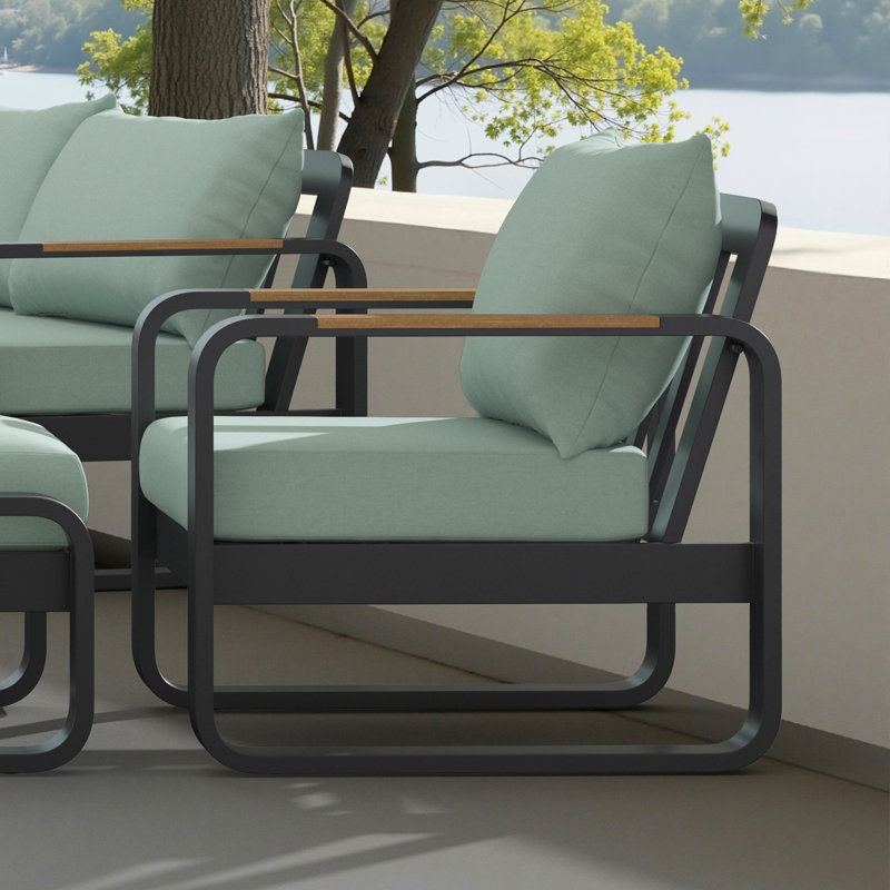 Andes Club Chairs (Set Of 2) - Spa Blue, Spa Blue