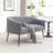 Upholstered Faux Fur Loveseat-1108305445-1108305448