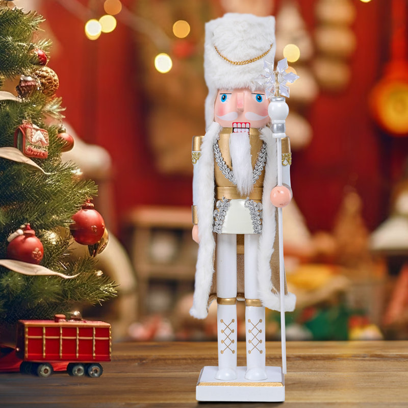 Christmas Nutcracker,And Nutcracker Soldier Figurine With Hat, Festive Tabletop & Mantel Display, Christmas Decor