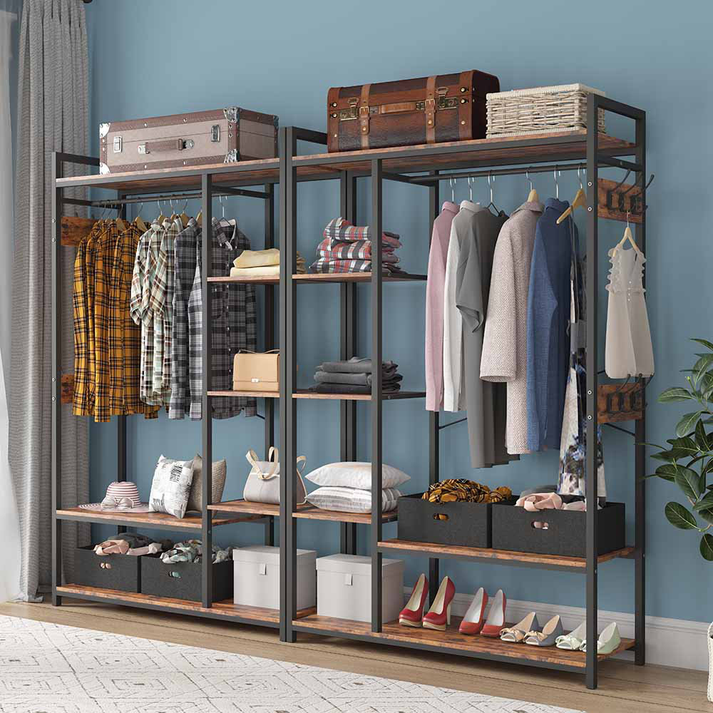 17 Stories Freestanding Closet Organizer Systems With Shelves