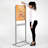 Metal Double Sided 2-Tier Poster Holder