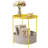 Jarrion End Table Set with Storage Bag Tray Top Foldable X-Shaped Legs-1022923314
