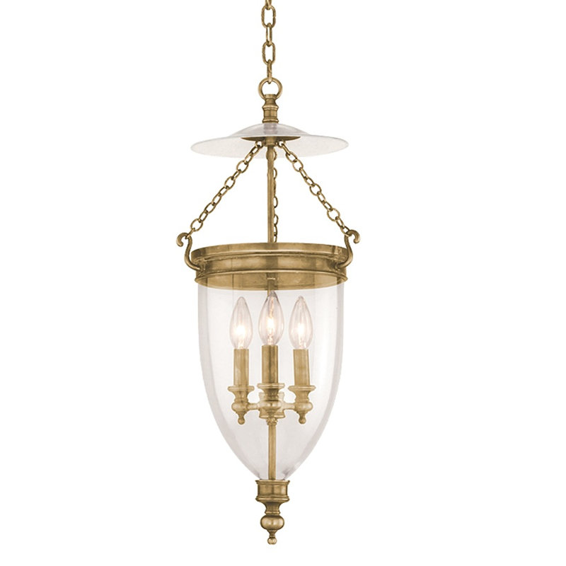 Hanover 3 - Light Pendant, Aged Brass