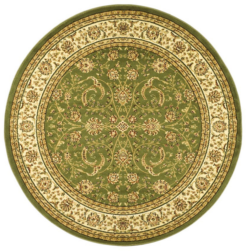 Tapis performance Klose, Rond 8 pi, Sage/Ivory