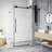 Elan E-class 46" W x 34" D x 76" H Sliding Frameless Shower Enclosure with 3/8" Clear Glass-55865512