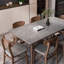 Ensemble de table et chaises gris-109666081