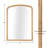 Chadwood Solid Wood Arch Mirror-807824780-807824781