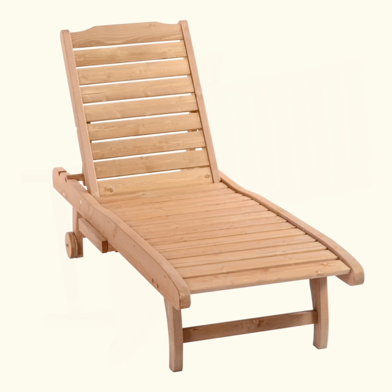 Chaise longue d'extérieur pour chaise longue, table intégrée, dossier inclinable pour bronzer / bronzer, roulettes