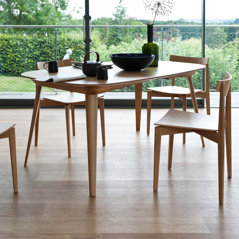 Bridge Dining Table, Oak, Natural