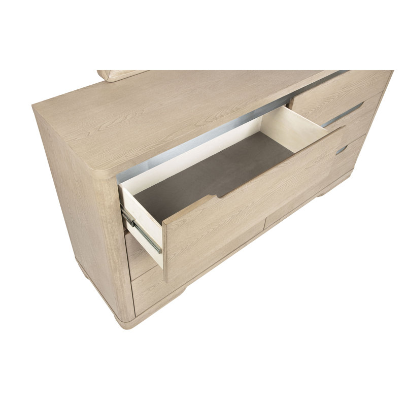 Commode 6 tiroirs Gio orme clair