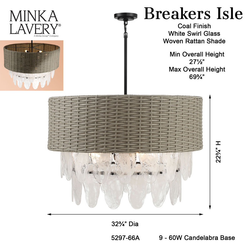 Breakers Isle 9 - Light Pendant