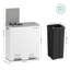 Steel Step On Multi-Compartment Rubbish & Recycling Bin-1595479697-1595479699