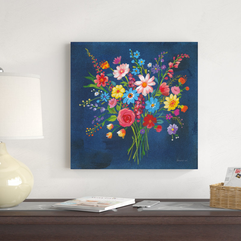 Sélection de fleurs sauvages, H 20 po x l 20 po x P 1,25 po
