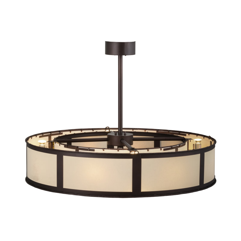 Downrod Flush Mount Ceiling Fan