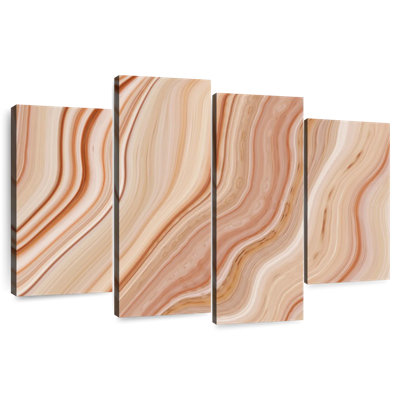 Marbre brun abstrait