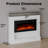 39“ Electric Fireplace with Mantel, Ultra Thin Fireplace Insert, 12 Color Changing Flame, 5 Brightness Levels, 750W/1500W Heater, Remote Control, 1-8H Timer & Overheat Protection-1670270160-1846883396