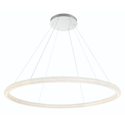 Sassi 1 light Chandelier in Chrome