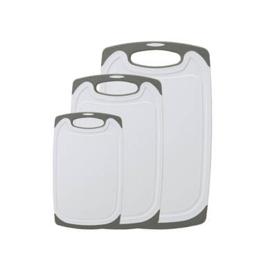 Crestone Plastic Cutting Board, 3 Pieces Dishwasher Safe Cutting