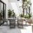 Daiwik Rectangular Outdoor Dining Set with Cushions-2001940434-2001940433